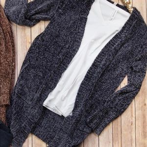 Chenille Charcoal Gray